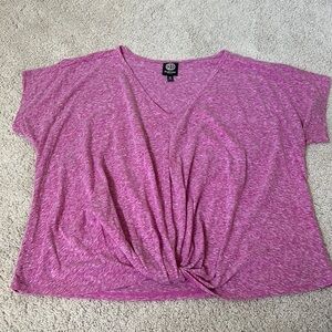 Women’s blouson style crop T-shirt top. Size MP